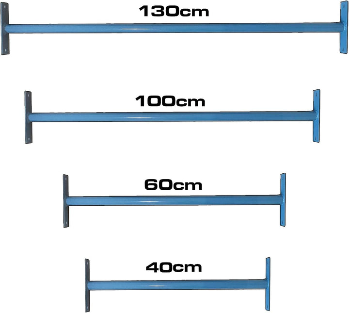 TURNSTANGE RECKSTANGE 40-180 cm KLETTERSTANGE KLIMMZUGSTANGE - BLAU, GRÜN ODER SCHWARZ (Grün, 80 cm)