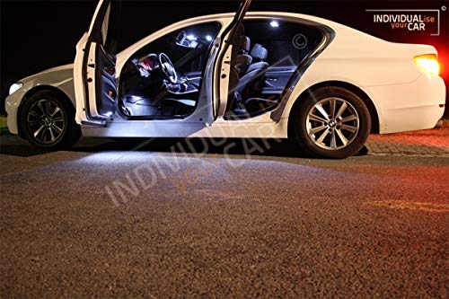 INDIVIDUALise your CAR Innenraumbeleuchtung SET für 5er F10 Limousine (Ohne Panoramadach, Cool-White