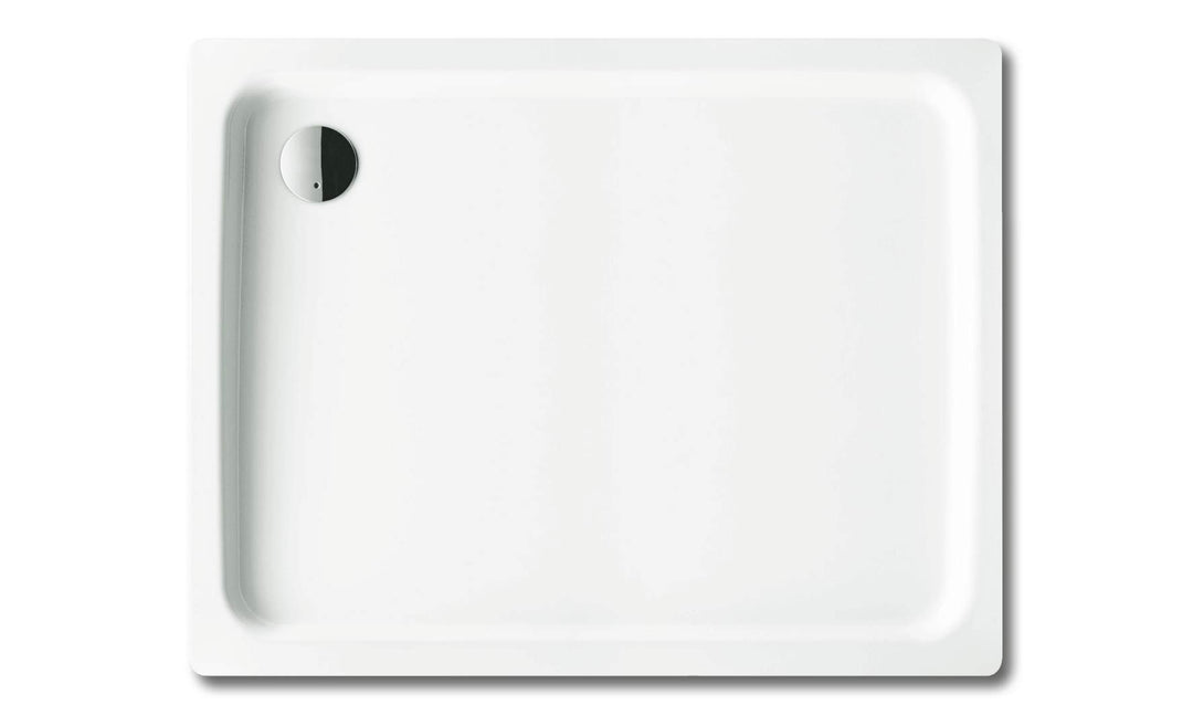 Kaldewei Duschwanne Duschplan inkl. Wannenträger Modell 545-2 90 x 90 x 6,5 cm, Ablaufloch Ø 9,0 cm,