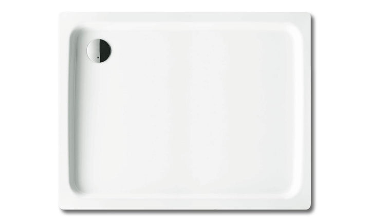 Kaldewei Duschwanne Duschplan inkl. Wannenträger Modell 545-2 90 x 90 x 6,5 cm, Ablaufloch Ø 9,0 cm,