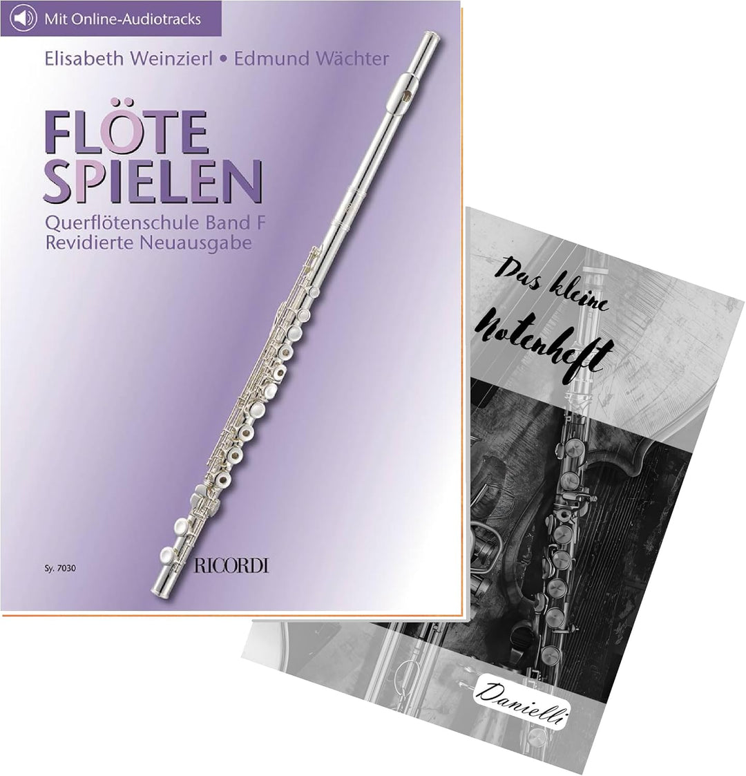 Danielli Elisabeth Weinzierl-Wächter: Flöte spielen Band F, Querflötenschule mit Online-Audio und No