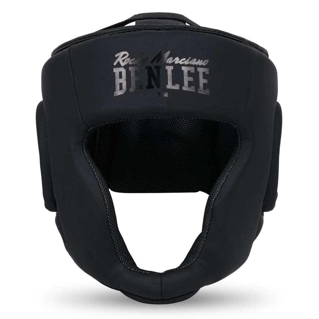 BENLEE Kopfschutz aus Kunstleder Black Label Caesar Schwarz S/M, Schwarz S/M