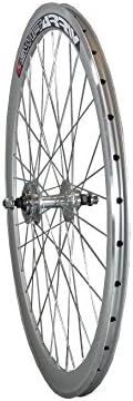 Woo Hoo Bikes Deep V 43 mm Hinterrad für Fixie, Fixed Gear, Track Single Speed Bike silber, silber