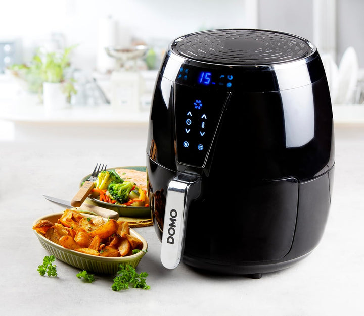 DOMO DO532FR Heissluftfritteuse XL - Überhitzungsschutz - Cool Touch - Airfryer mit Display - 4L - 1