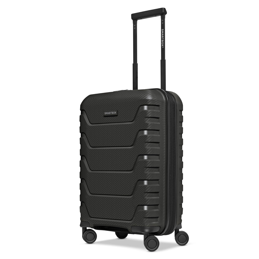 Smartbox Kabinenkoffer Erweiterbar 37x23x55 cm, 42–48L Handgepäck Koffer, Leichter Hartschalen Troll