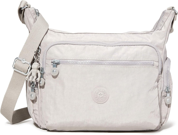 Kipling Damen Gabbie Crossbody, Grey Grau, 35.5x30x18.5 cm (B x H x T) Damen Creativity L Pouches/Ca