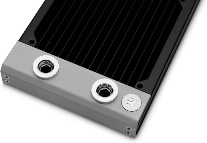 EK Water Blocks EK-Quantum Surface S240 - Black, Radiator, Wasserkühler, Flüssigkeitskühler, Heizkör