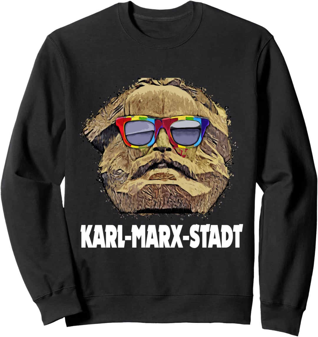 Chemnitz Karl-Marx-Stadt Nischel lustiges Chemnitz Sweatshirt