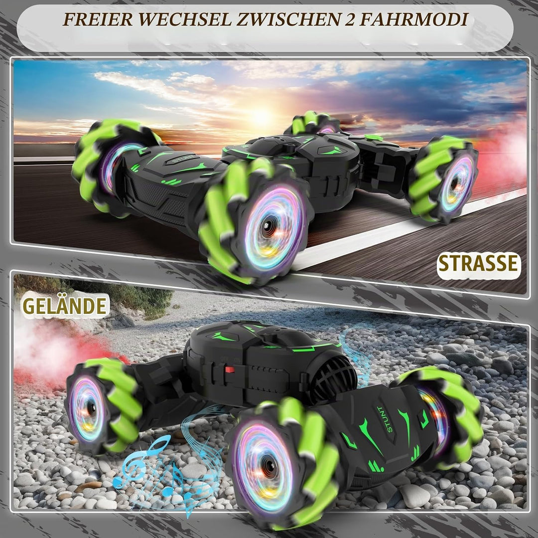Pristar Ferngesteuertes Auto 1:14 RC Stunt Auto Car Drift Spielzeug 2,4 GHz 360 Drehung Handgeführte