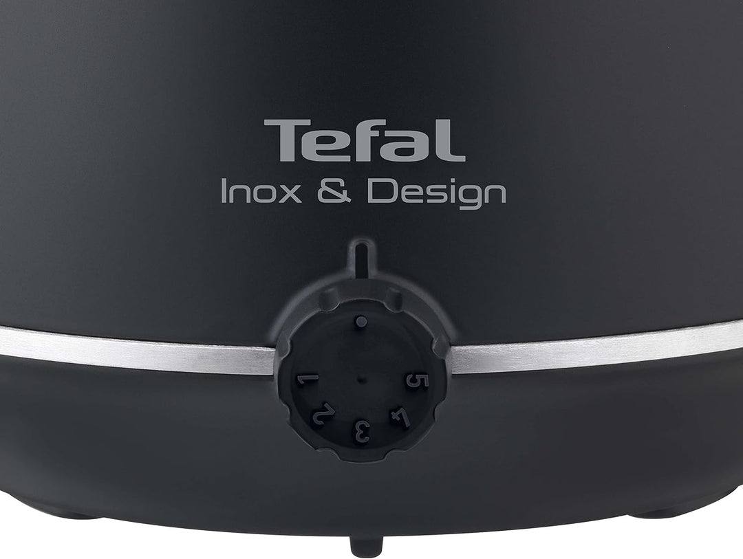 Tefal EF256812 Fondue aus Edelstahl &amp; Design mit isolierender Wand, 8 Gabeln, spülmaschinenfest und