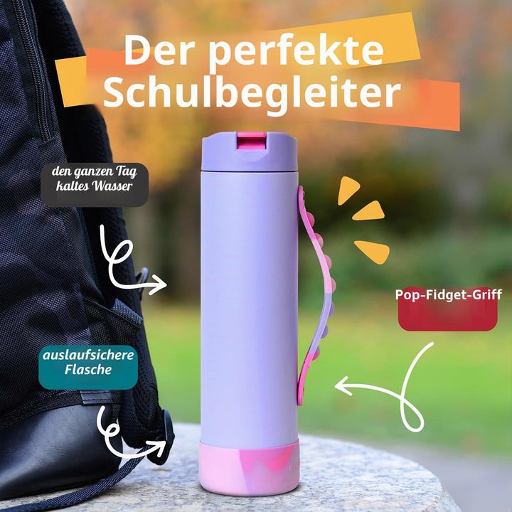 Elemental Iconic Isolierte Wasserflasche 590ml - Lilac Tie Dye 590 ml Lilac Tie Dye, 590 ml Lilac Ti