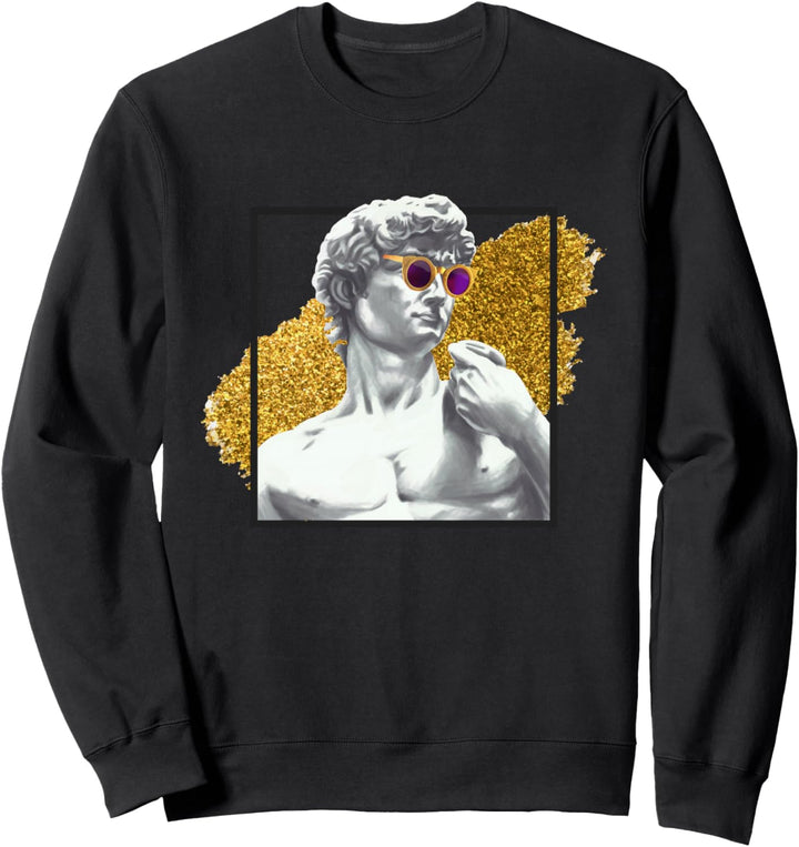 David Michelangelo mit Sonnenbrille, italienische moderne Sweatshirt