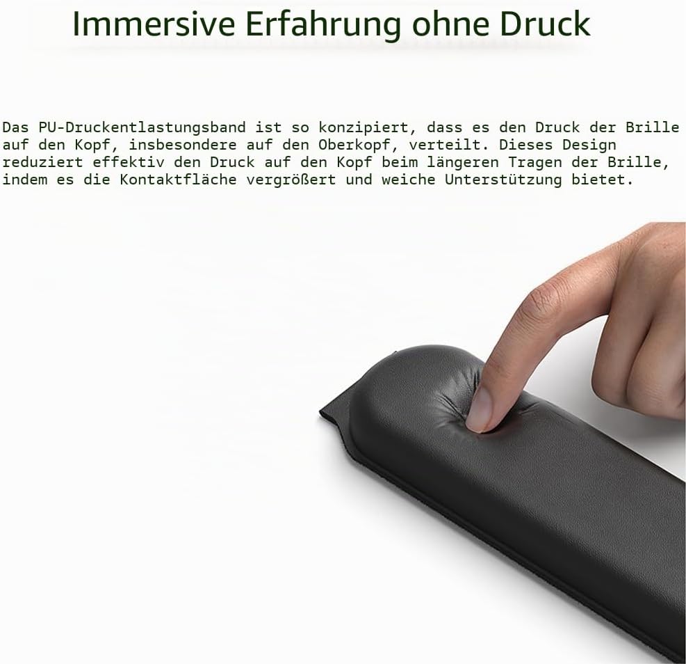 Kopfband-Gurt für DJI Goggles N3, einfach zu tragen Komfort Top Head Brace Belt Dekompression Kopfba