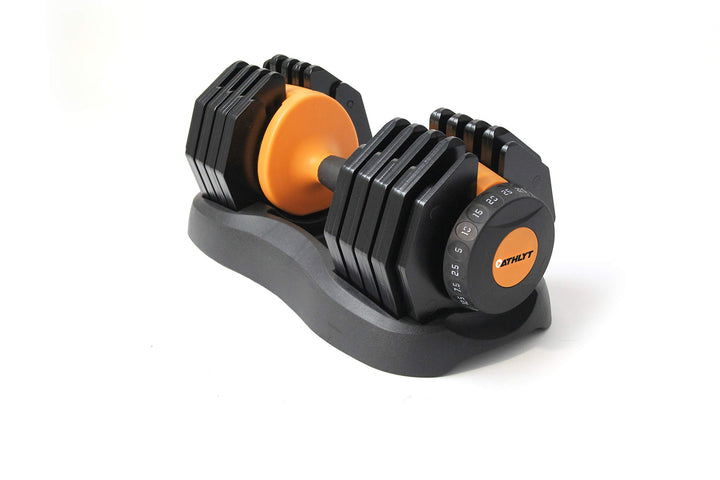 Athlyt einstellbare Kurzhantel 25 Kilogramm, 25 Kilogramm