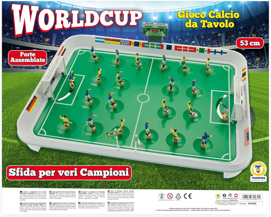 Teorema - World Cup Brettspiel, Mehrfarbig, 60931 + 3 Years
