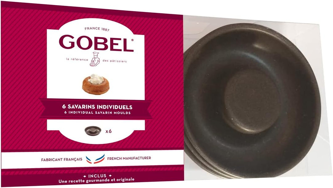 GOBEL 272710 Schachtel mit 6 Savarins Mund Antihaft.