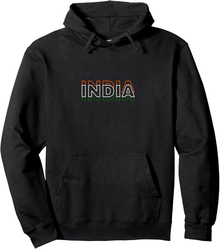 Flagge Indien Pullover Hoodie