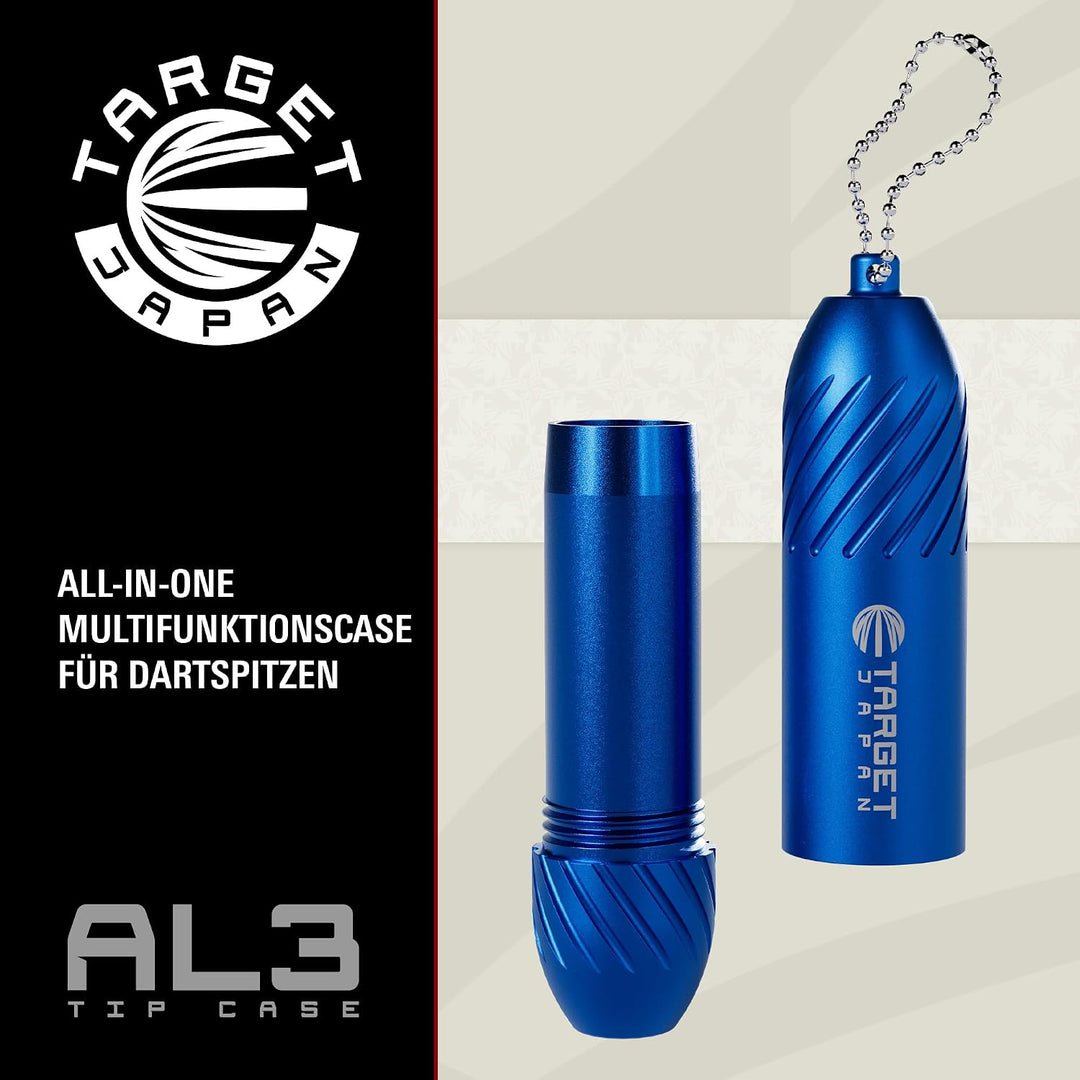 Target Japan AL3 3-in-1 Tournament Dart Tool/Dartpfeile Zubehör | Tip Storage, Extractor &amp; Swiss Poi