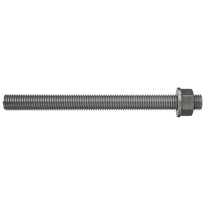 fischer 090451 Ankerstange FIS A M 12 x 160 R Edelstahl, 10 Stück, Silber M12x160 Silber, M12x160 Si