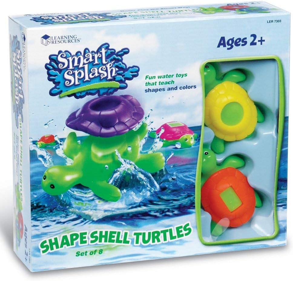 Learning Resources Smart Splash Schildkröten Formen-Steckspiel