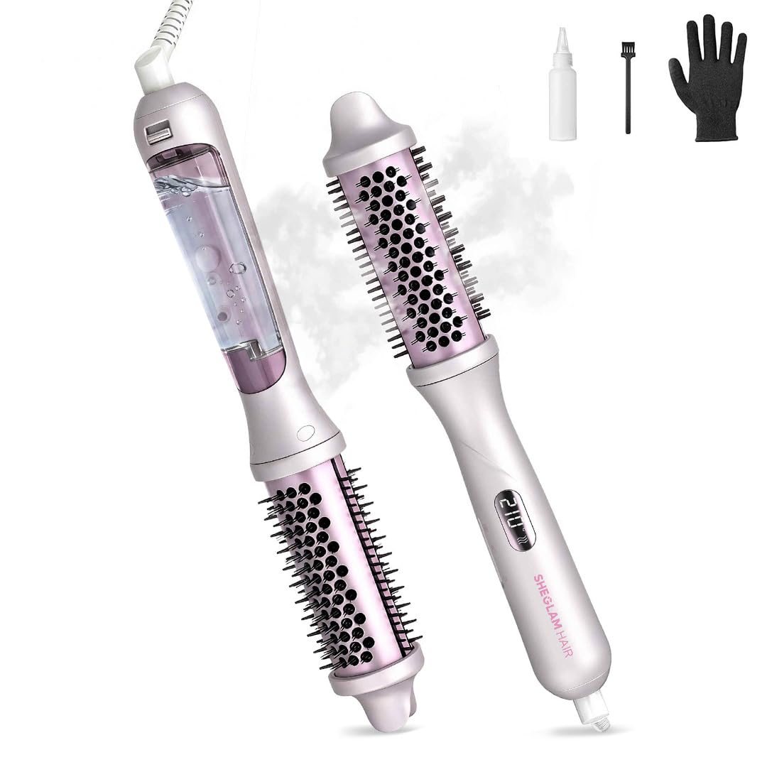 SHEGLAM Dampf-Thermobürste, 4-in-1 Rundbürste 38 mm