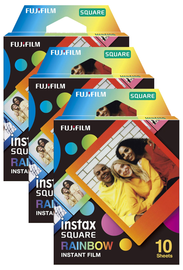 INSTAX Square Film Rainbow (Packung mit 3) Quadrat (Packung mit 3), Quadrat (Packung mit 3)