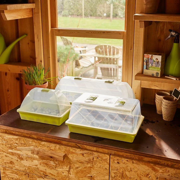Siena Garden Zimmergewächshaus Maxi-Grow, 54x20x21,5 cm pastellgrün