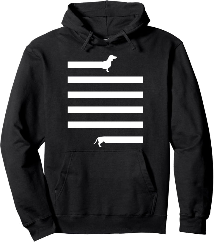 Hund Dackel Hunde Comic Zeichnung Geschenk Spruch Pullover Hoodie