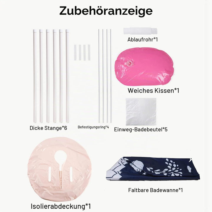 Sinbide Badewanne Bathtub Faltende Wannenbad Fass Folding SPA Erwachsenen Wanne Badewanne Familienba