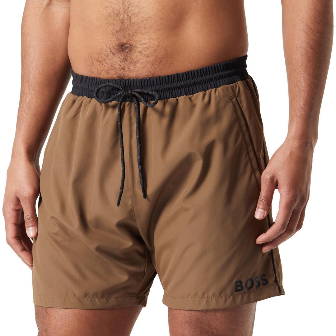 BOSS Herren Starfish Swim_Short XL Open Brown249