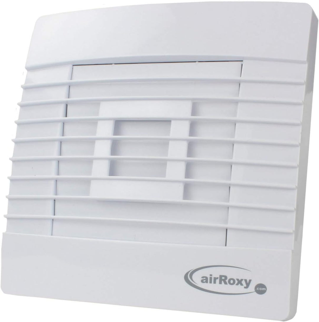 Badventilator mit Jalousie/Lamellen Zugschalter Badlüfter Lüfter Ventilator Deckenlüfter weiss Front