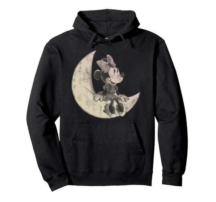 Disney Mickey &amp; Friends Minnie On Moon Pullover Hoodie