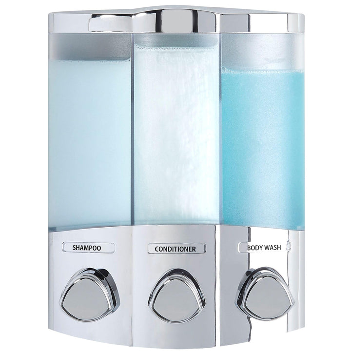 Better Living 76344-1 Spender, Chrom, 3-Chamber Chrome 3-Chamber, Chrome 3-Chamber