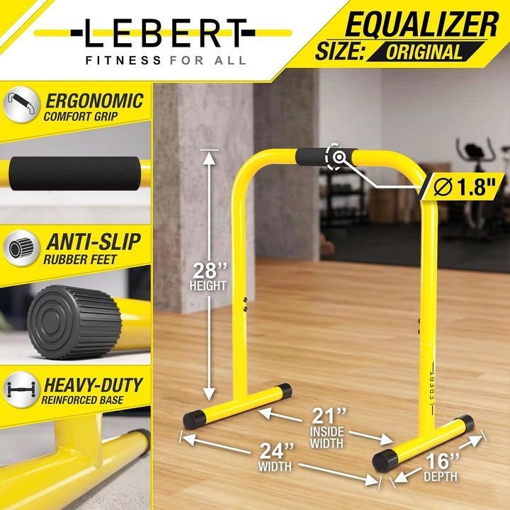 Lebert Fitness Equalizer mit Resistance Band Yellow - L, Yellow - L