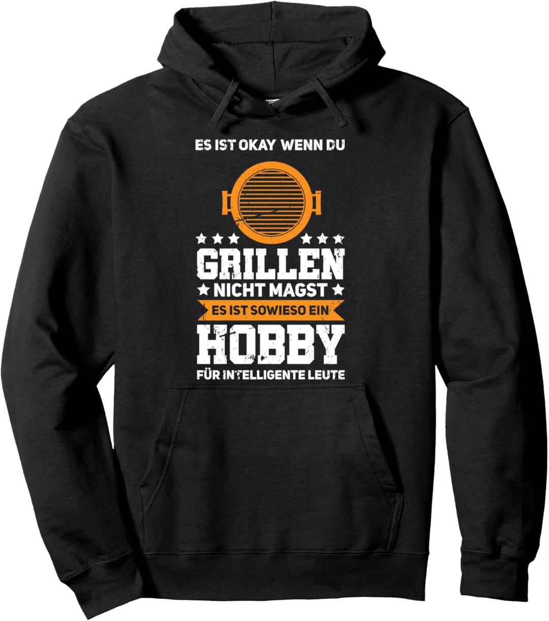 Grillen Bier BBQ Pullover Hoodie