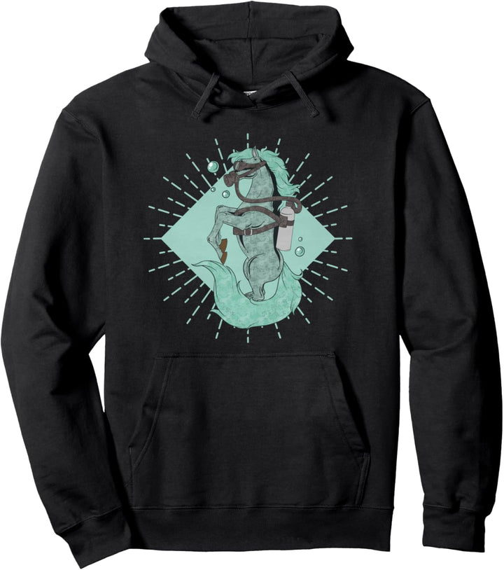 Seepferdchen Pullover Hoodie
