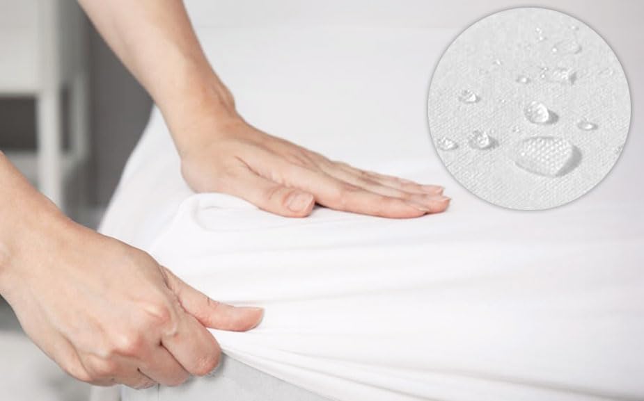 Castejo Jersey Matratzenschutz mit Nässeschutz, flüssigkeitsundurchlässig, Matratzenschoner, Hygiene
