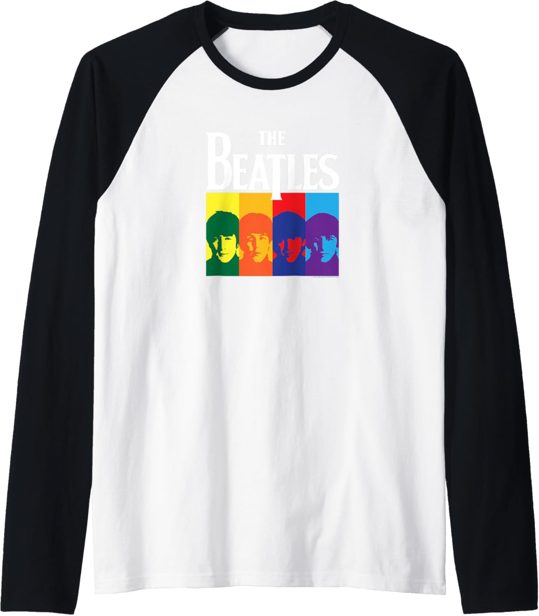 The Beatles Yellow Submarine Album Colorblock Raglan