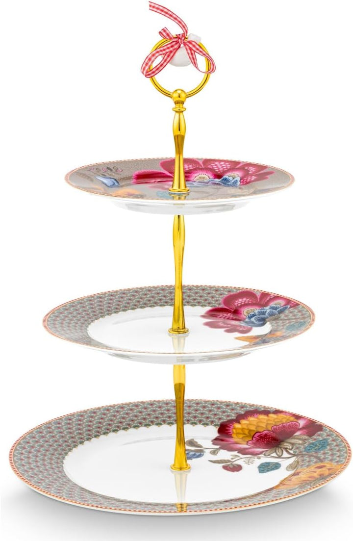 Pip Studio Blooming Tales Fantasy Khaki Etagere 3tlg