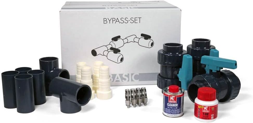 Laja26 Bypass-Set für Wärmepumpe Solaranlage Solarheizung 19-teilig | Universal Bypass für Pool Schw