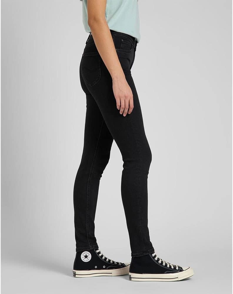 Lee Damen Jeans Foreverfit 26W / 29L Black Avery, 26W / 29L Black Avery