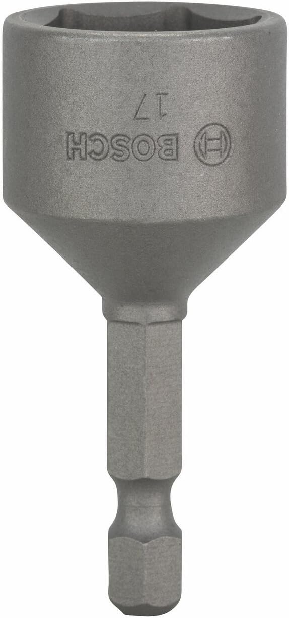 Bosch Professional Steckschlüssel für Sechskantschrauben (Schlüsselweite: 17 mm, Länge: 50 mm), 2608