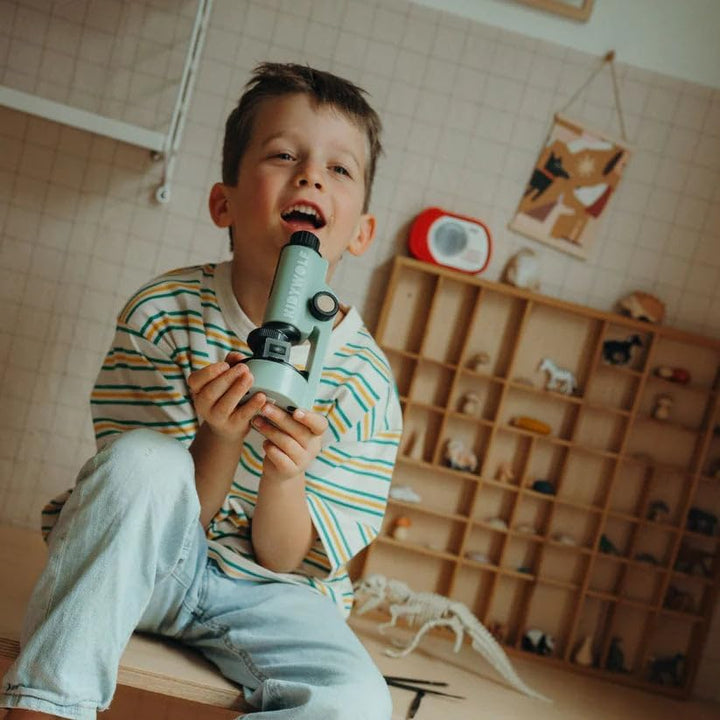 Kidymicroscope ? grünes tragbares Mikroskop