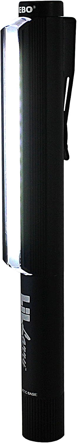 Nebo LiL Larry Flash-/Work Licht "NB6373", Rotes Warnblinklicht, Aluminium , schwarz 15 x 2 x 2 cm,