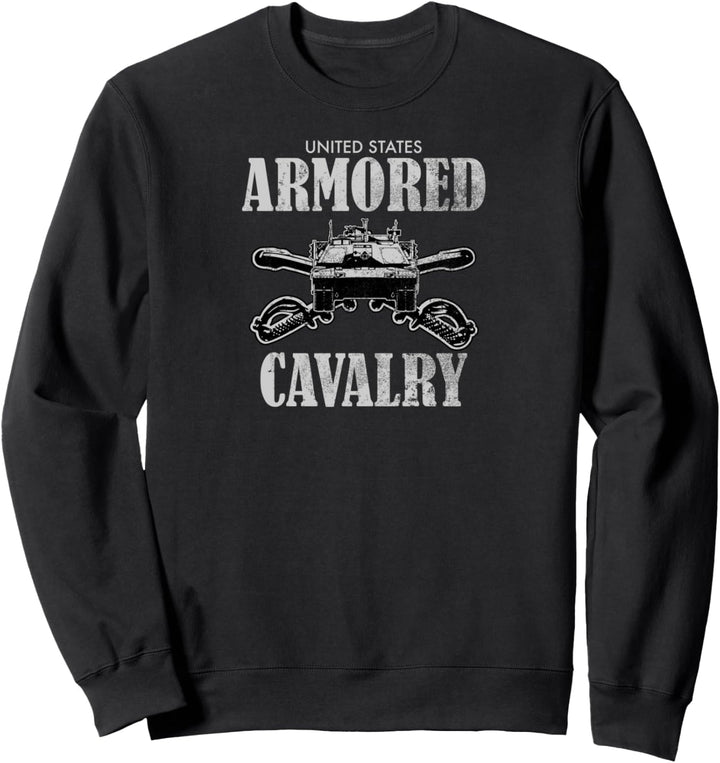US Armored Cavalry (distressed) Sweatshirt
