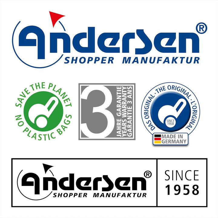 ANDERSEN Einkaufstrolley - Royal Shopper Oli.P 3.0 schwarz, Schwarz