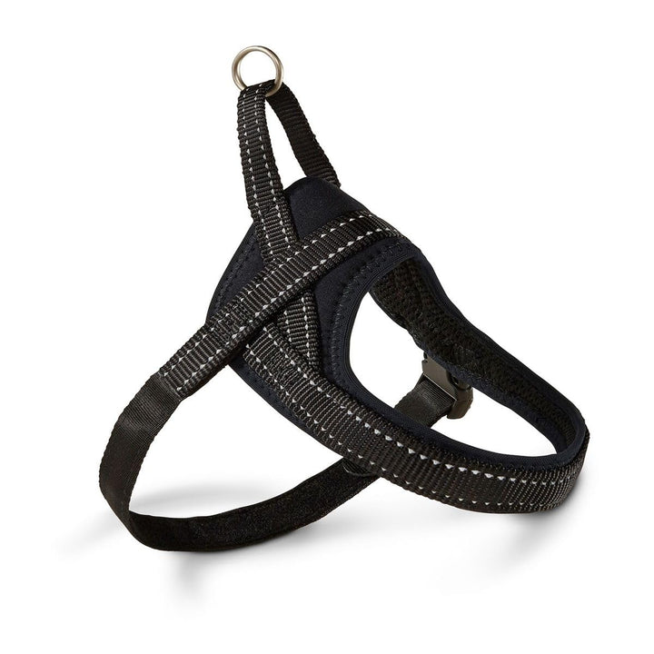 Hundegeschirr Soft &amp; Safe reflektierend, Gr.0: 35-45cm schwarz/schwarz 35 - 45 cm schwarz/schwarz, 3