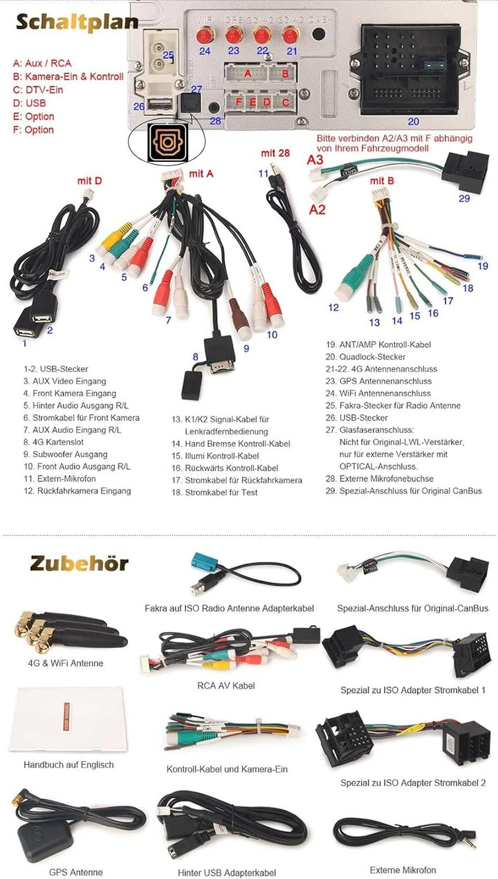 Erisin 7 Zoll 4GB+64GB Android 12 Autoradio mit Navi GPS CD Player für Mercedes Benz C CLK G Klasse