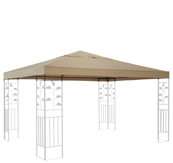 QUICK STAR Ersatzdach für Blätter Pavillon 3x3m Pavillondach Sand
