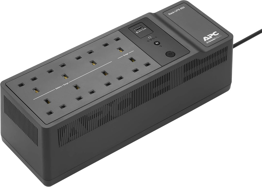 APC by Schneider Electric Back-UPS ES - BE650G2-UK - Unterbrechungsfreie Stromversorgung 650VA (8 Au